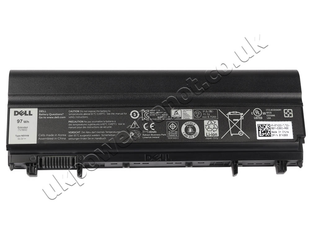 97Wh 9Cell Dell Latitude E5440 Battery