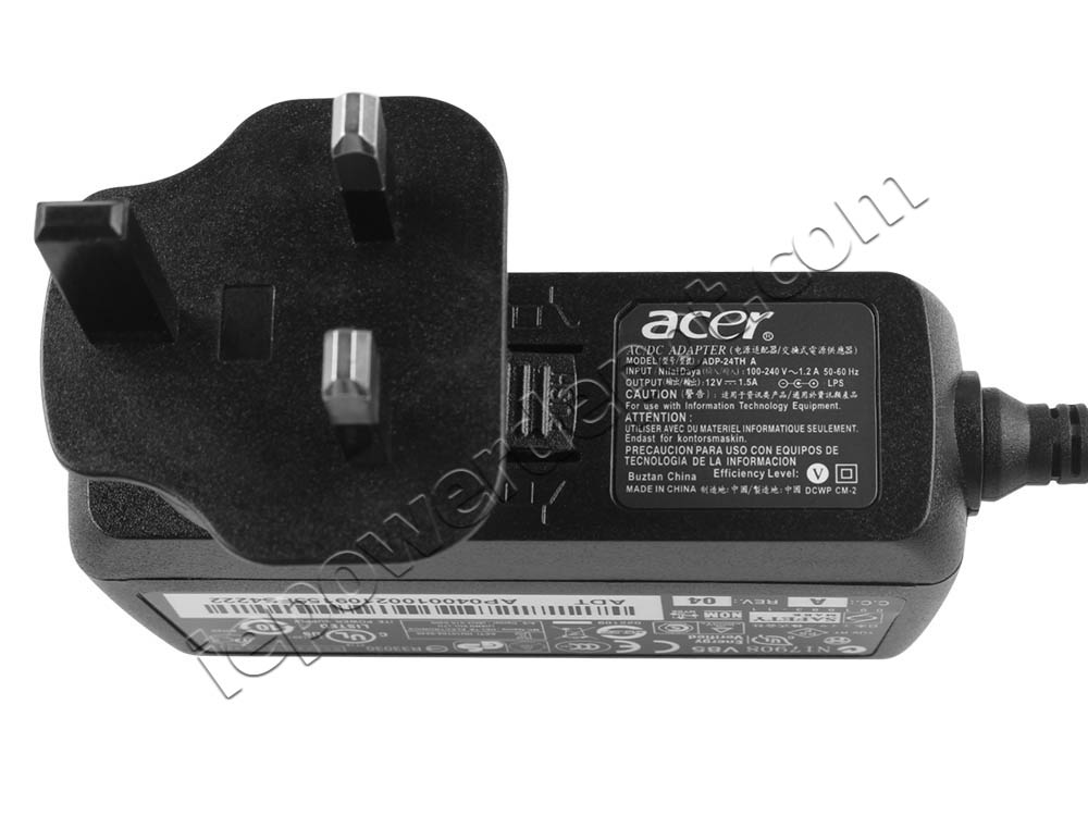 18W Acer Aspire Switch 10 SW5-012-14AK AC Adapter Charger