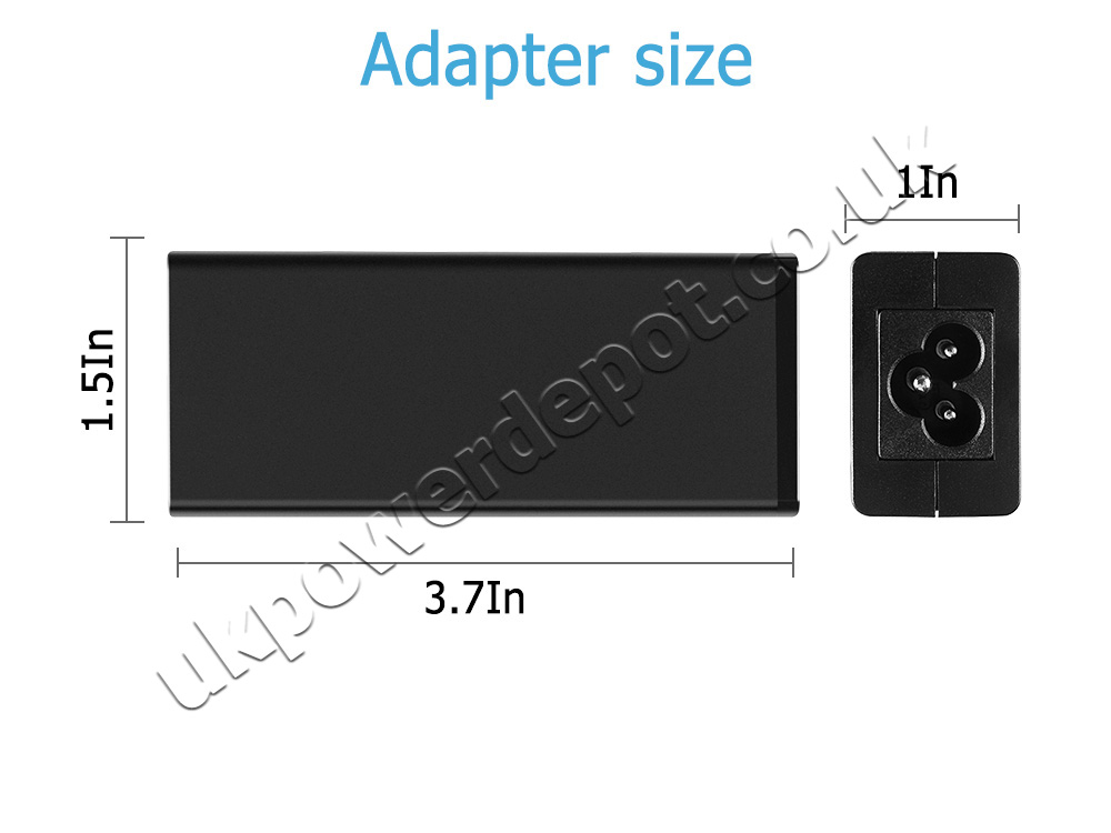 Original 45W Acer Spin 1 SP111-31-C0MZ AC Adapter Charger + Power Cord