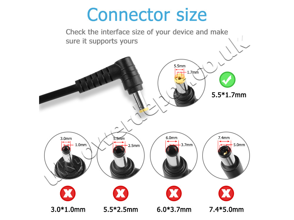 Original 65W Acer Aspire 5315-2203 5315-2940 AC Adapter + Cord