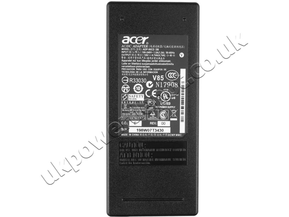 Original 90W Acer Aspire Z22-780 All-in-One AC Adapter Charger