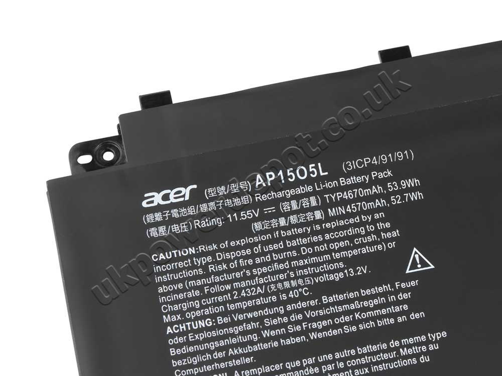 Battery Acer Chromebook Spin 13 CP713-1WN-316 4670mAh 53.9Wh