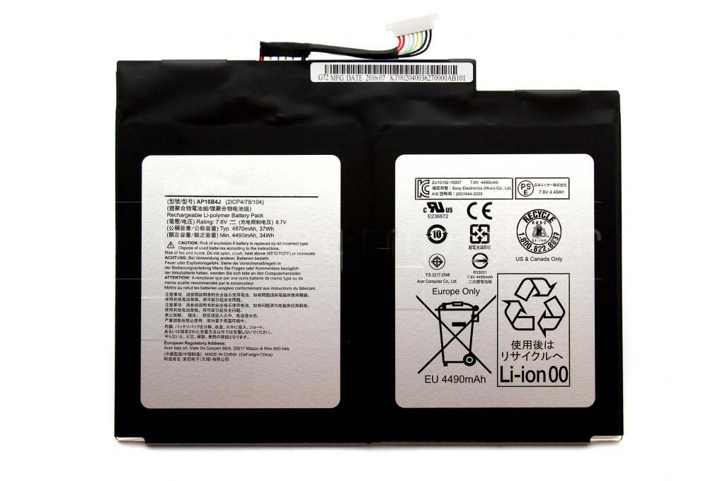 4870mAh 37Wh Battery Acer Switch ALPHA 12 SA5-271P-5972
