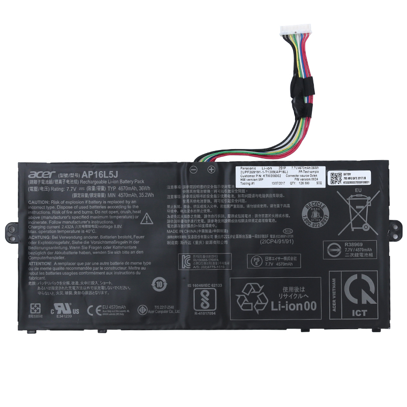 Original 4670mAh 36Wh Battery Acer Swift 5 SF514-52T-57FV