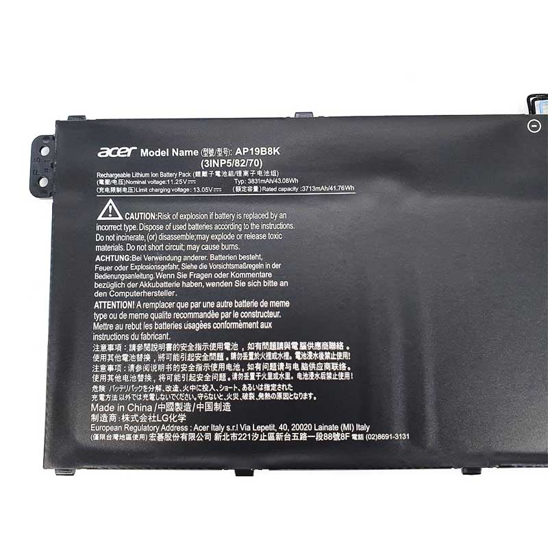 Original Battery Acer Chromebook Spin 15 CB515-1W 3831mAh 43.08Wh