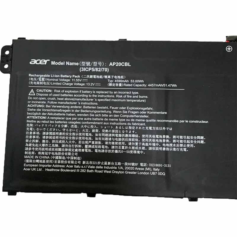 Original Battery Acer Chromebook 315 CB315-4H-C8XU 4590mAh 53Wh