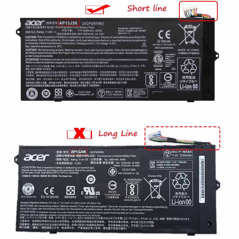 3990mAh 45Wh Battery Acer Chromebook 14 CB3-431-C539