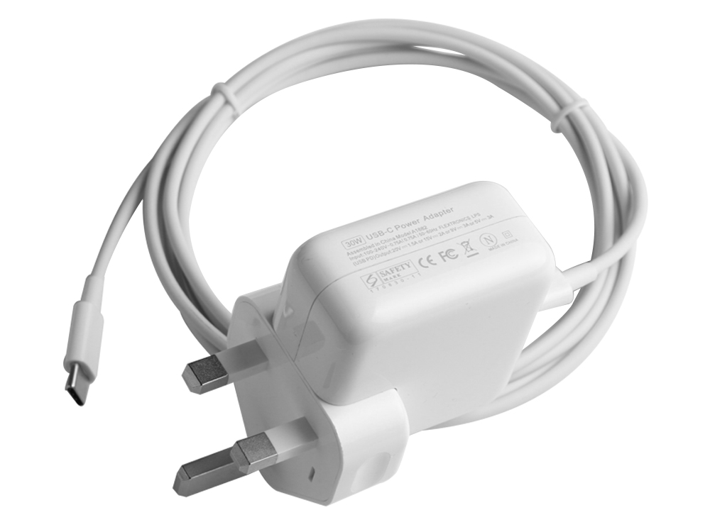 30W USB-C Apple A1534 Charger AC Adapter + Cord