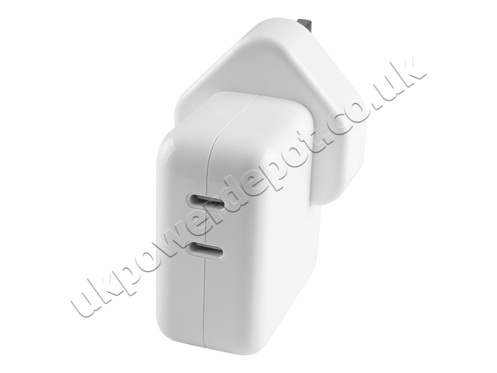 35W Dual USB-C Charger for Apple MacBook Air 15 M3 2024 MRYT3B/A AC Adapter