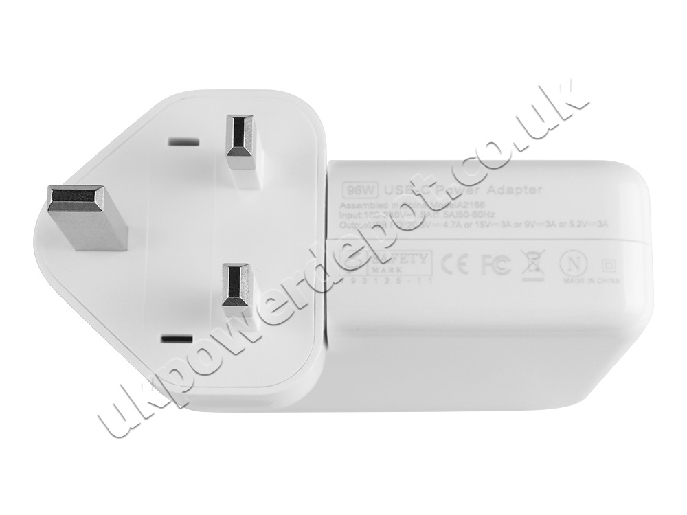 20.5V 4.74A 96W PD Charger Apple MacBook 12 2017 FRQP2X/A AC Adapter