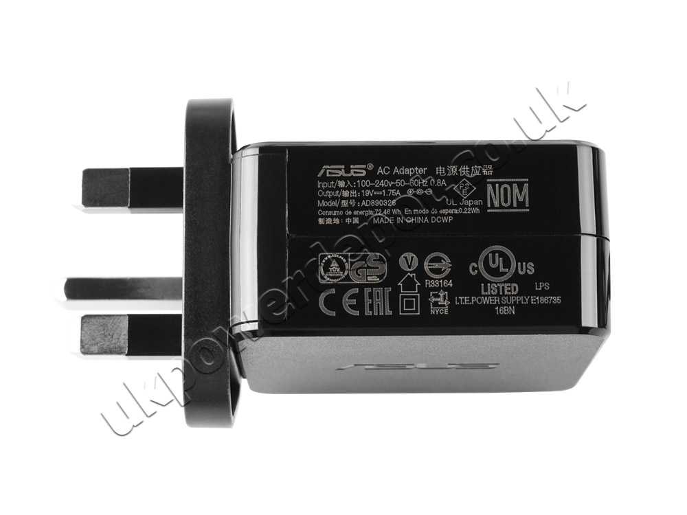 33W Asus X205TA-HATM0103 X205TA-FD005BS AC Adapter Charger Power Cord