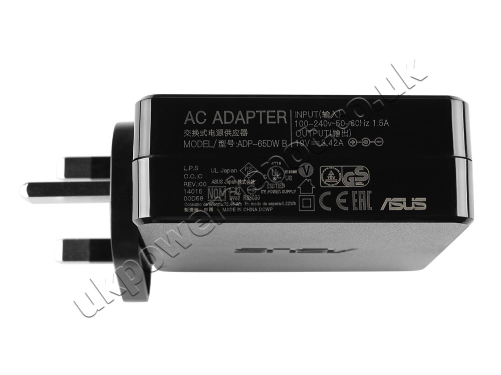Original 65W Asus EXA1208EH AC Adapter Charger Power Cord