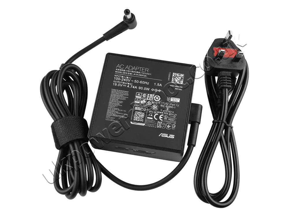 Original 90W Charger Asus X53E-RS51 AC Adapter + Cable