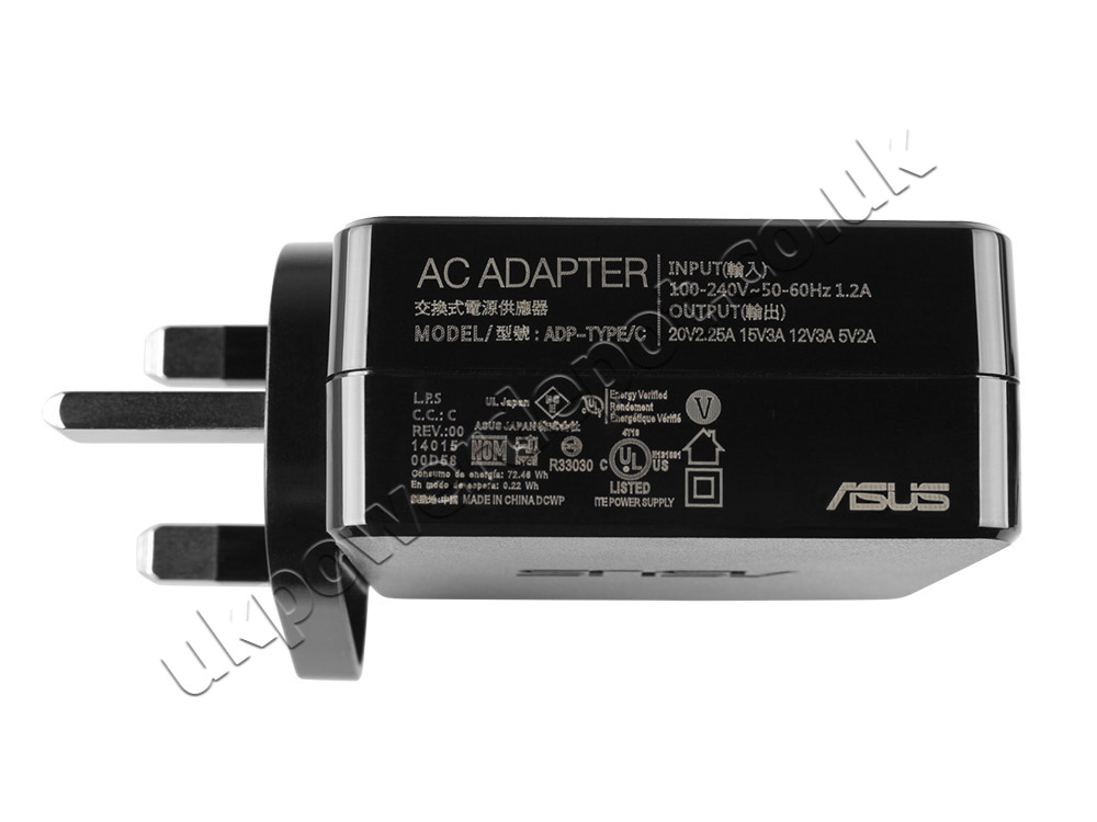 45W USB-C Acer Chromebook Spin 311 R721T-62ZQ(NX.HBRAA.003) AC Adapter Charger