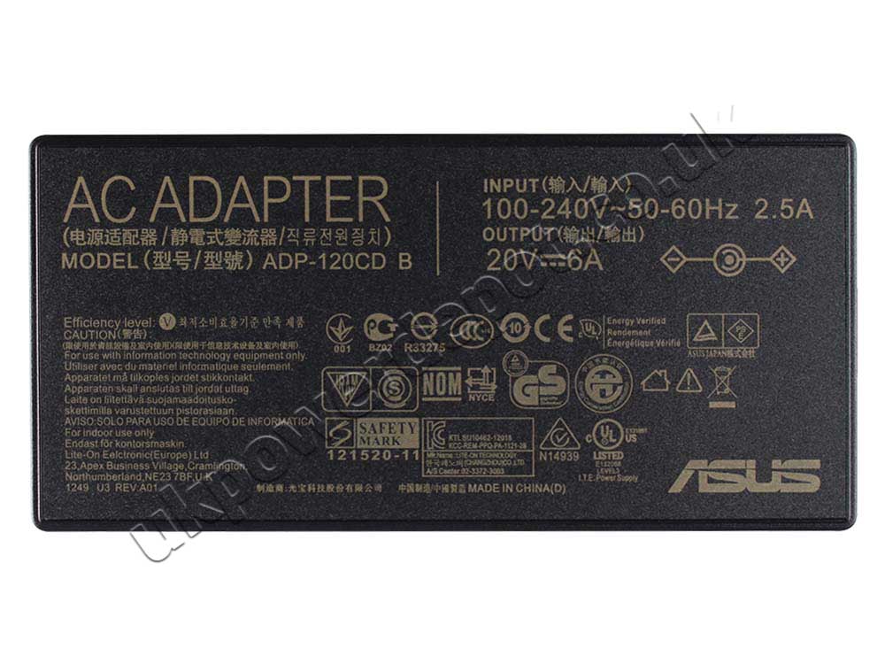 Original 120W Asus ZenBook Flip 15 UX564PH-EZ002T(4.5mm*3.0mm) Adapter Charger