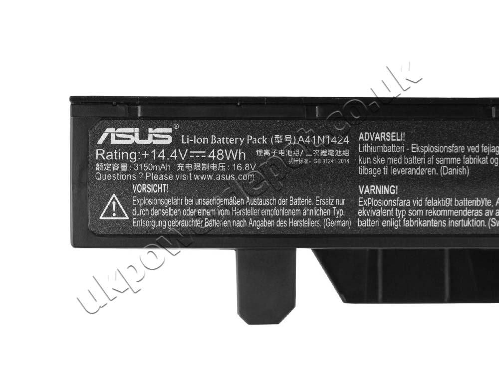 Original 3300mAh 48Wh 4 Cell Asus ROG GL552VW-CN497 Battery