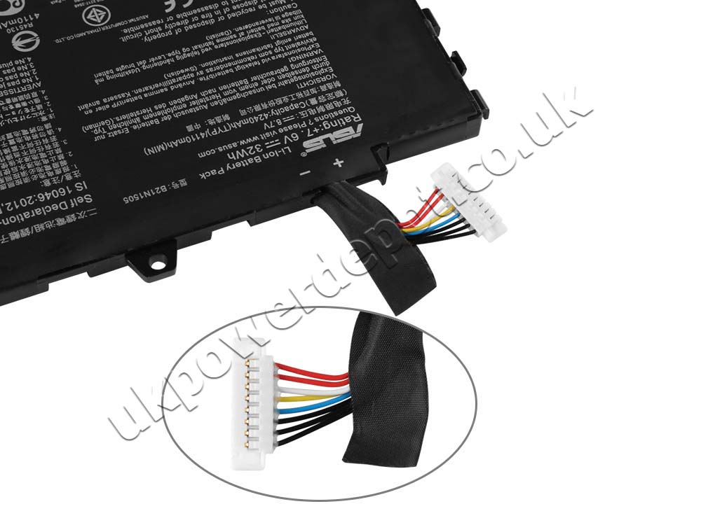Original Battery Asus L402 L402Y L402YA L402YA-ES22-WH 32Wh 4110mAh