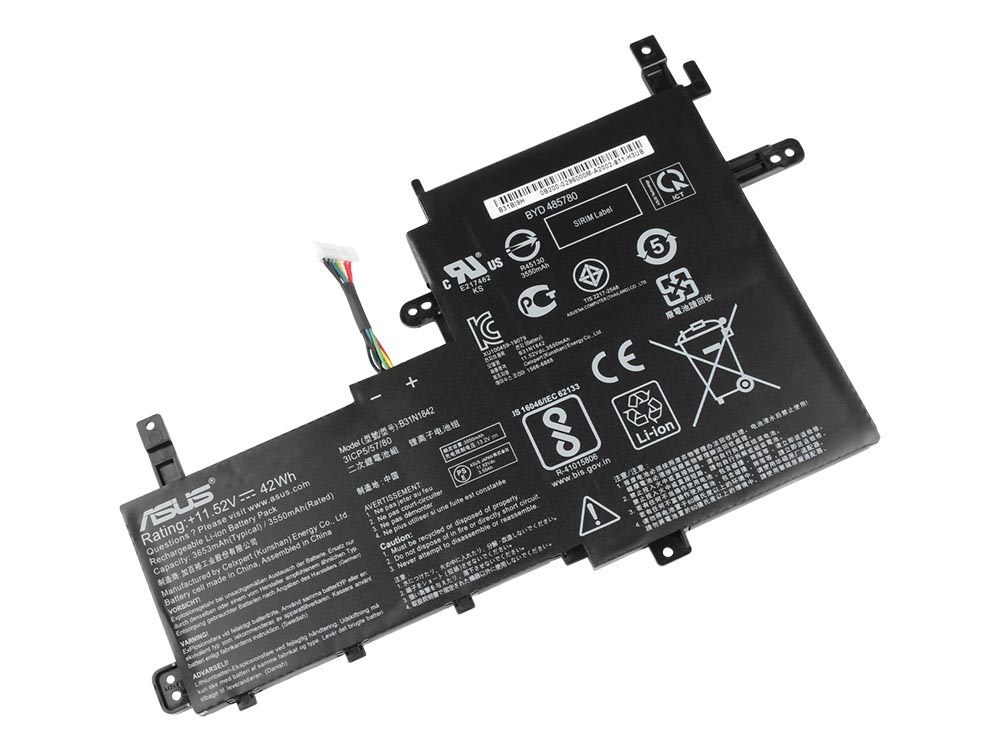 Original Battery Asus B31BmE1 3645mAh 42Wh