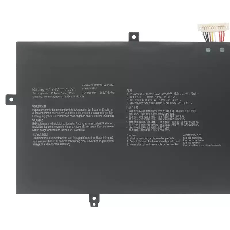 Battery Asus Zenbook 14 OLED UM3402YA-KM115W 9690mAh 75Wh