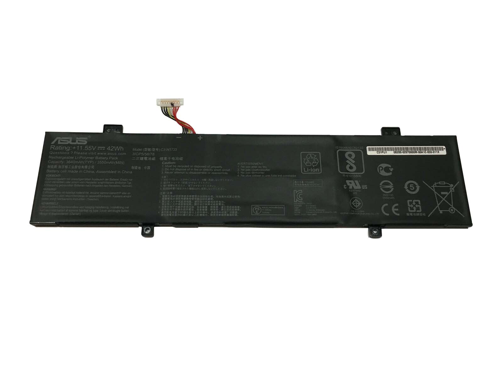 Original Asus VivoBook Flip 14 TP412FA-EC134T Battery 42Wh 3-Cell
