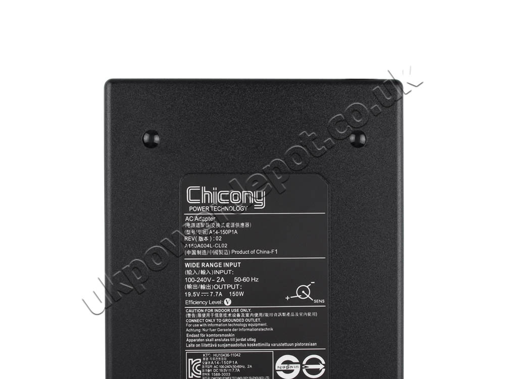 Original 150W Charger Gaming Guru Sun RTX3060 (NH77DPQ) AC Adapter + Cable