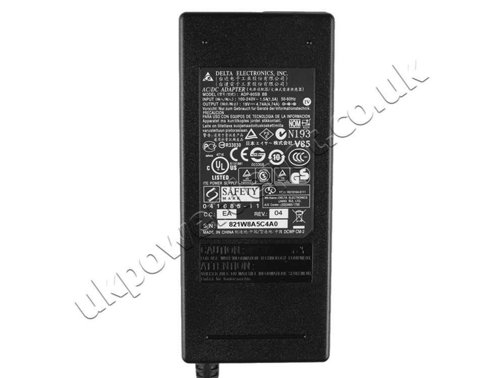 Original Clevo 51-D4002-060 AC Adapter Charger 90W