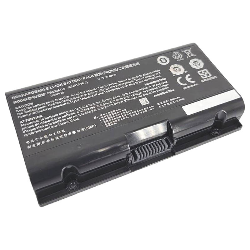 Battery Clevo PB50BAT-6 PB50ED1-G NH55ACQ 5500mAh 62Wh