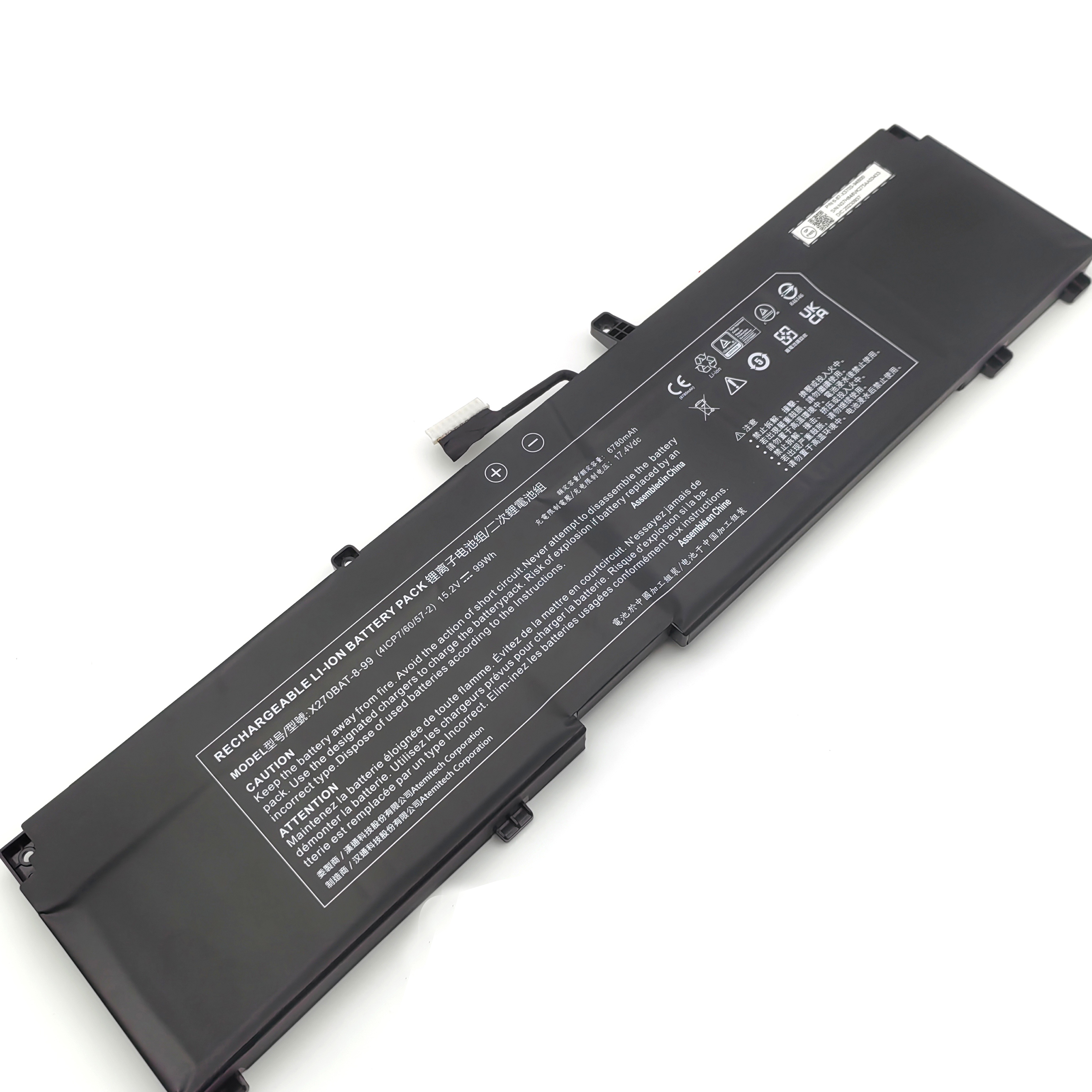 Original Battery Sager Notebook NP9371W (X370SNW-G)6780mAh 99Wh