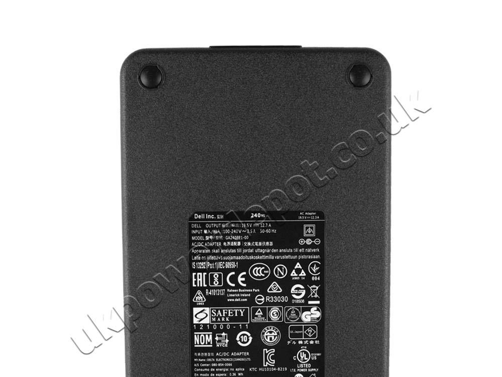 Original 240W Charger Dell Alienware x15 R2 P111F P111F003 AC Adapter