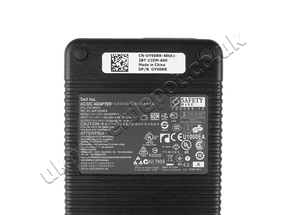 Original 330W Charger Dell Alienware m18 R1 AC Adapter + Cable