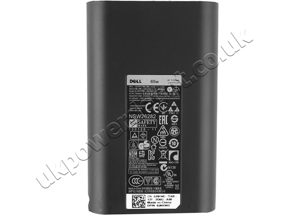 Original 65W AC Adapter Charger Dell Inspiron 3646 Small Desktop +Cord