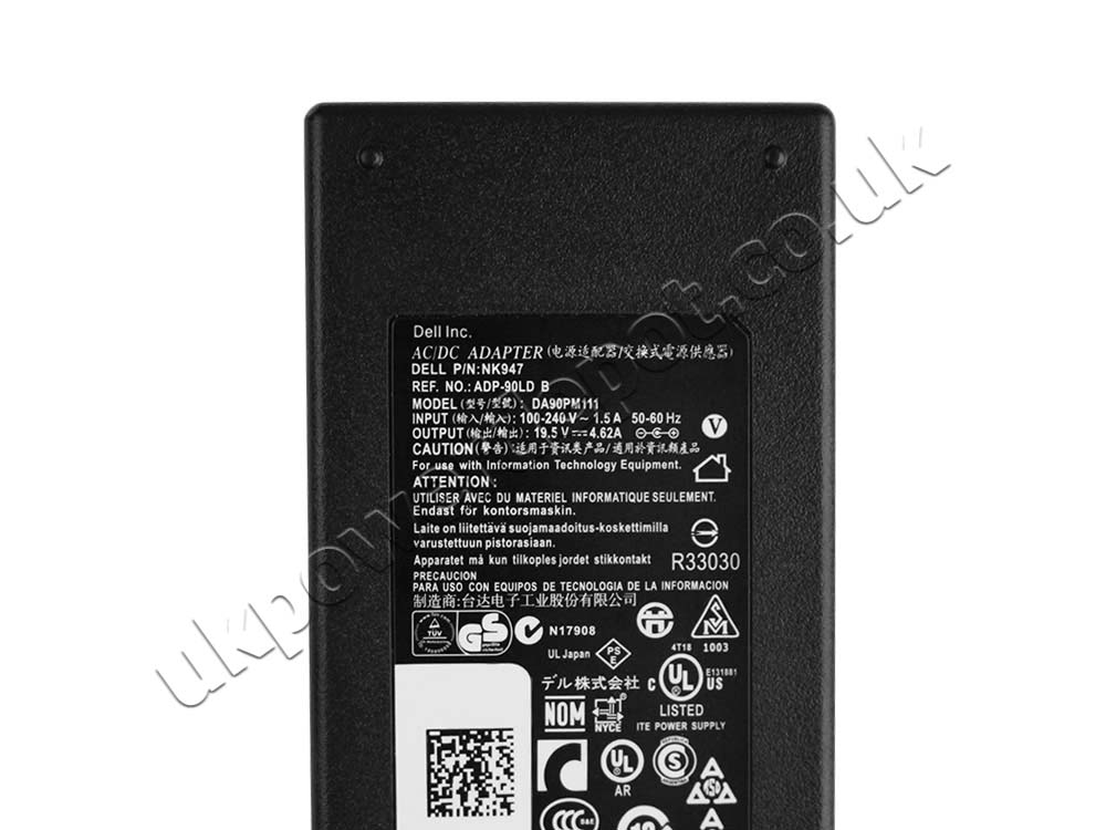Original 90W Dell PA-1900-01D3 PA-1900-02D2 PA-20 AC Adapter Charger