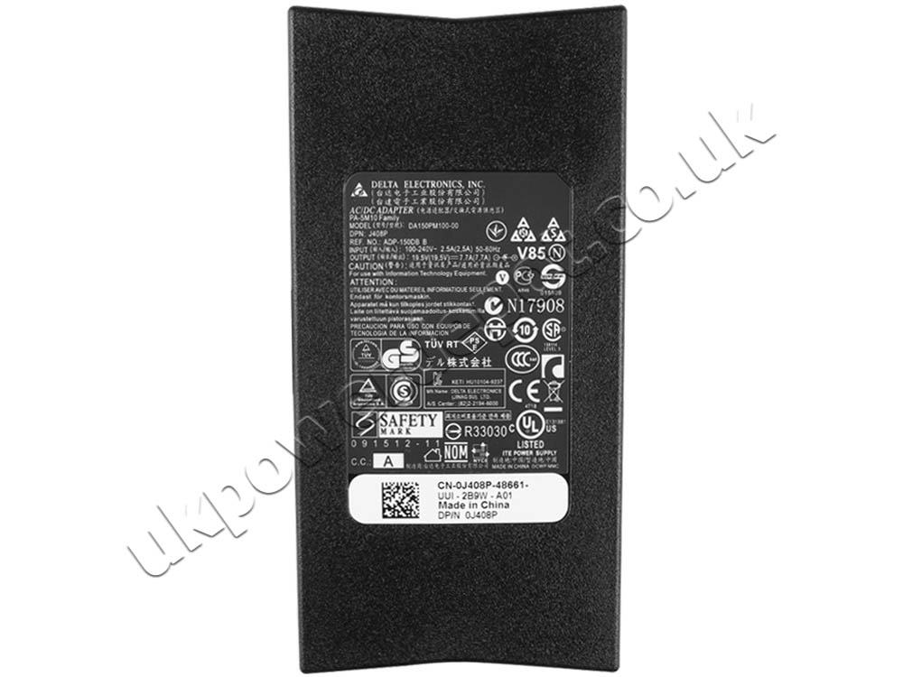 Original 150W Dell Alienware 14 Alienware 14 R1 Charger Adapter + Cord