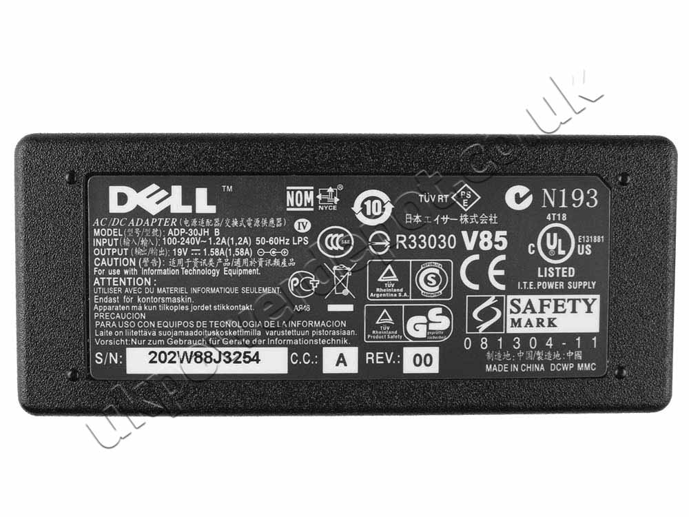 Original 30W Dell Inspiron Mini 10 10v iM10 AC Adapter Charger