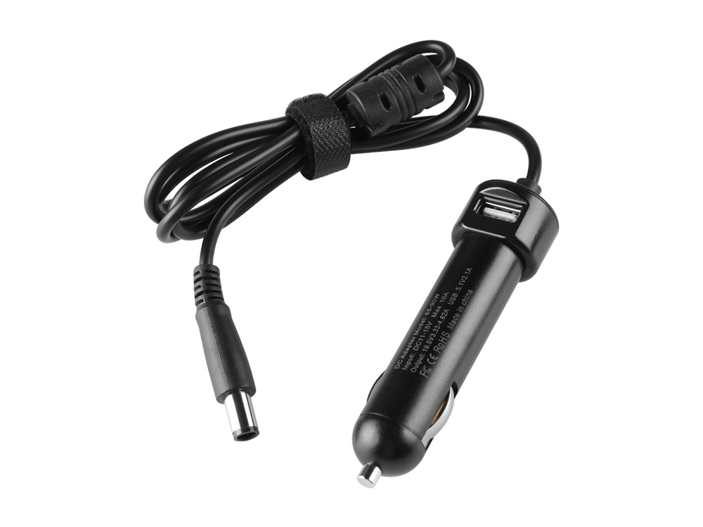Original 19V DC Adapter Car Charger Dell Latitude E5450 P48G