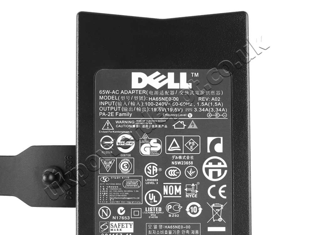 Original 65W Dell Wireless Dock D5000 AC Adapter Charger + Power Cord