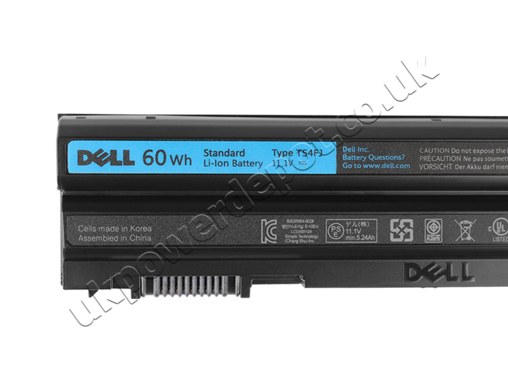 6 Cell Dell 04NW9 2P2MJ 09K6P 0F7W7V 11HYV 3W2YX Battery