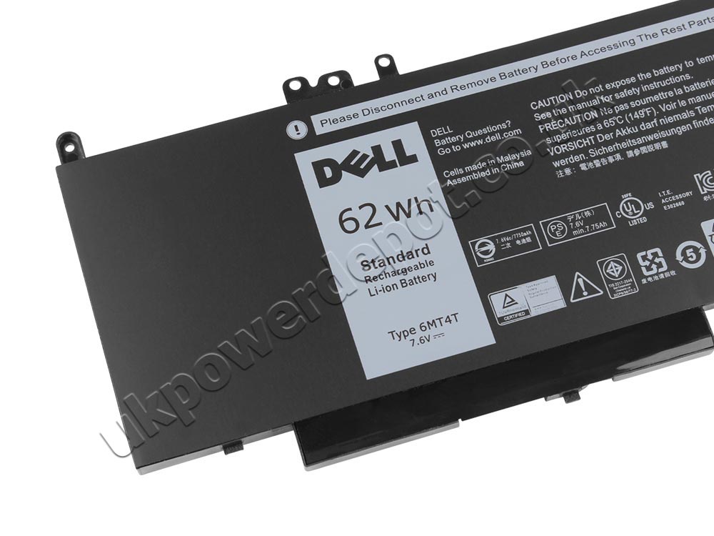 Original Dell Latitude E5570-CM4FT Battery 62Wh