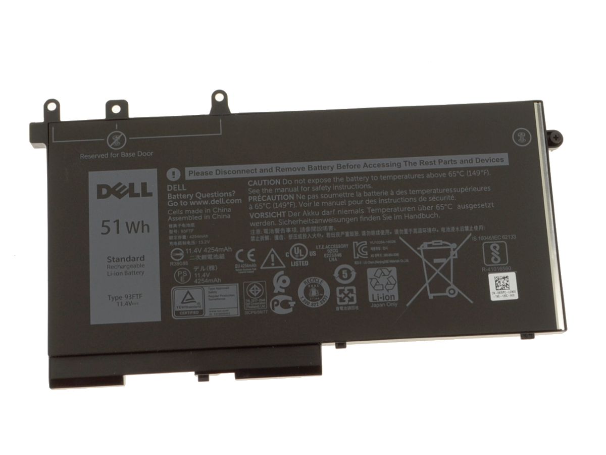 Original 4254mAh 51Wh 3-Cell Dell Latitude 15 5591 P60F002 Battery