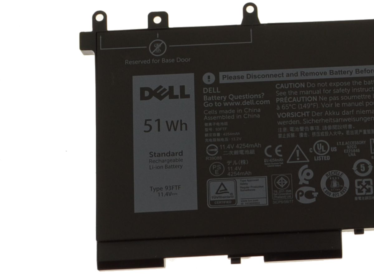 Original 4254mAh 51Wh 3-Cell Dell Latitude 12 5280 P27S001 Battery