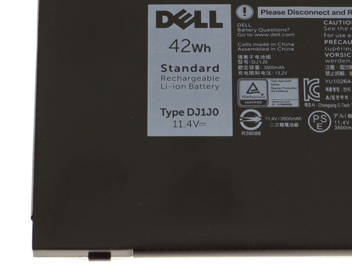 Original Dell DJ1J0 Battery 42Wh 3600mAh