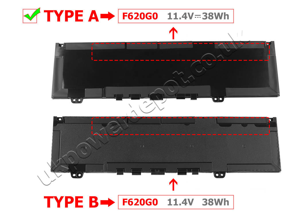 Original 3166mAh 38Wh 3-Cell Dell Inspiron 13 5370 P87G001 Battery