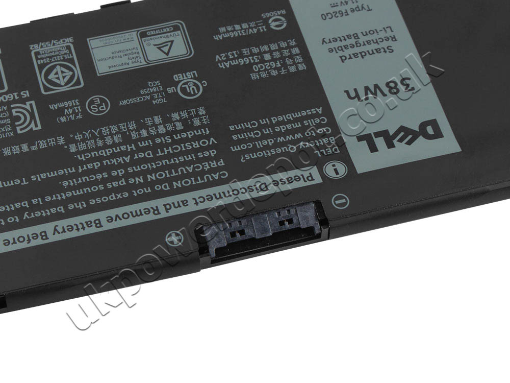 Original 3166mAh 38Wh 3-Cell Dell Inspiron 13 5370 P87G001 Battery