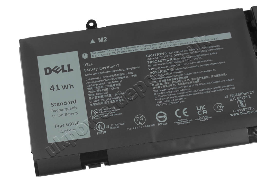 Original Battery Dell CPL-927N5 O927N5 3640mAh 41Wh