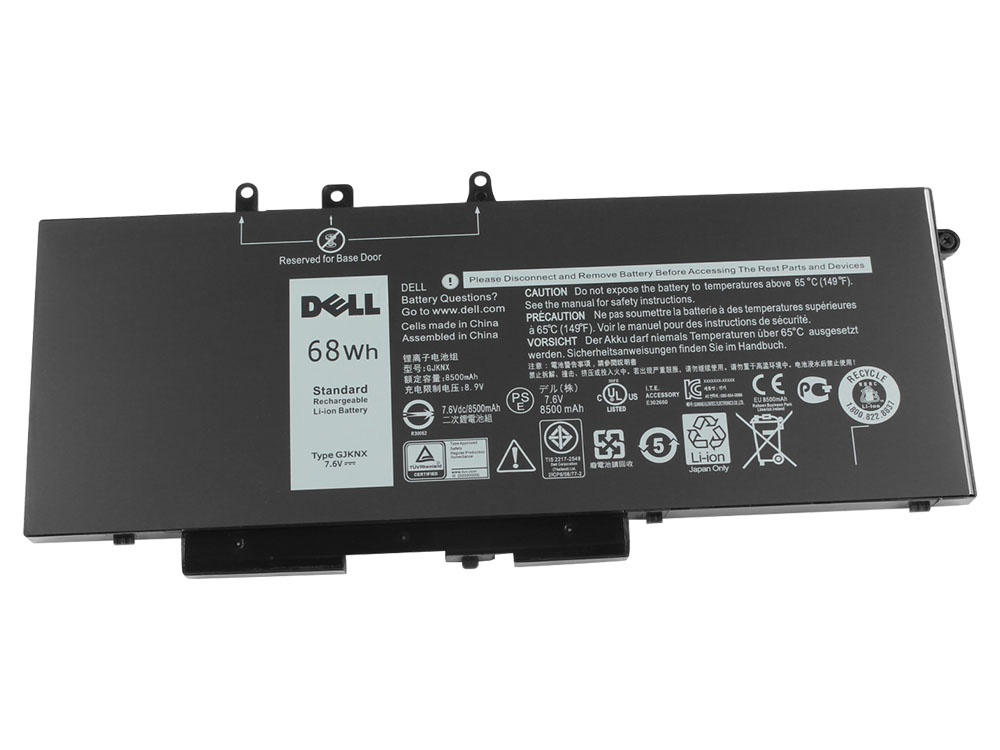 Original 8500mAh 68Wh 4 Cell Dell Latitude 15 5591 P60F002 Battery