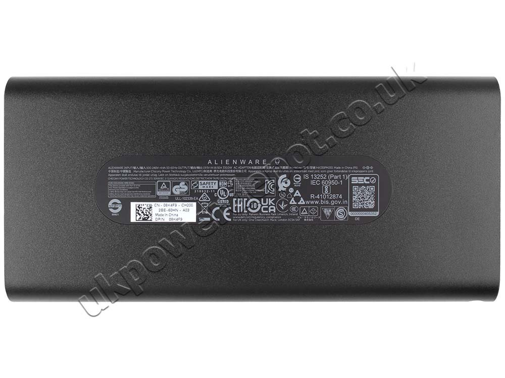 Original 330W GaN Charger Dell Alienware M18x R1 AC Adapter + Cable