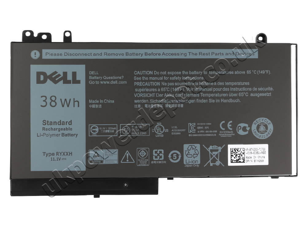 Original 38Wh 3-Cell Dell Latitude 15 E5550 P37F001 Battery