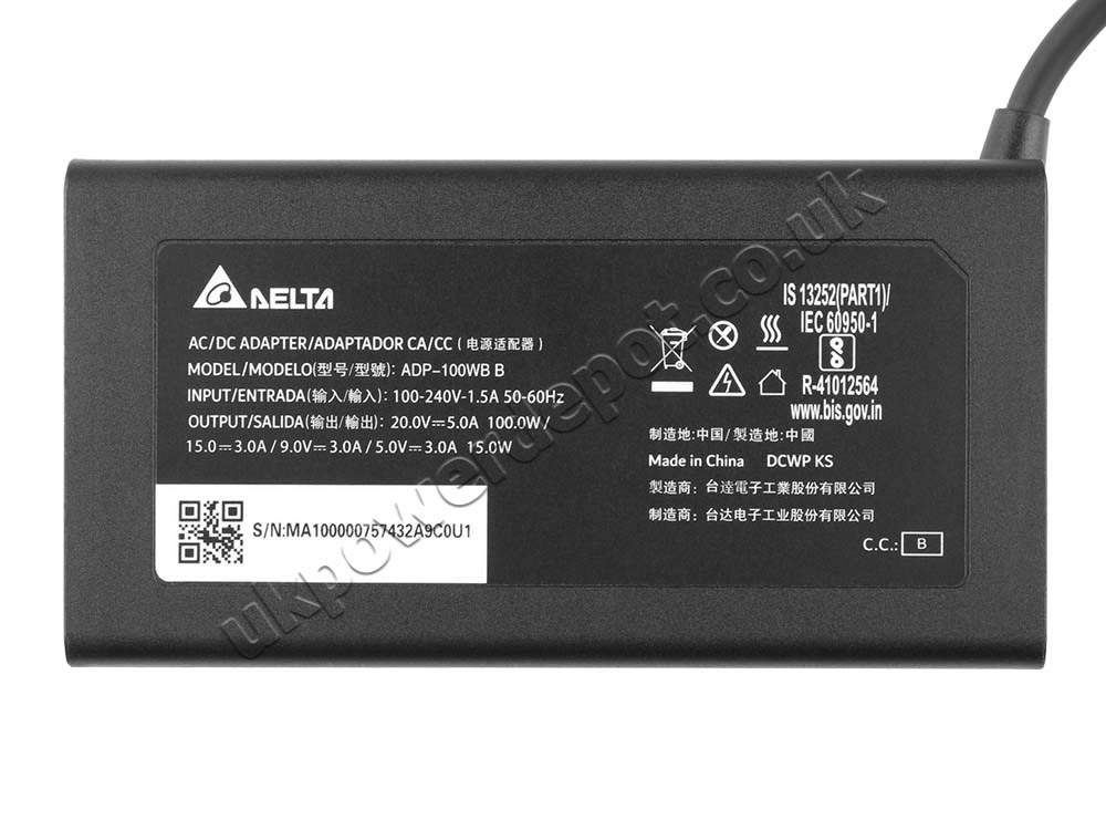 Original 100W USB-C Charger Acer Swift Go 14 SFG14-72T-71QF AC Adapter + Cable
