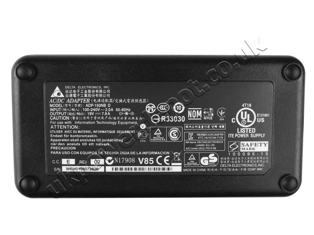 Original 150W Fujitsu CELSIUS H730 Workstation AC Adapter Charger