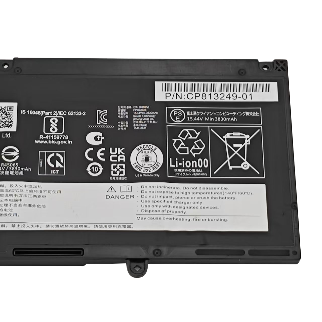 Original 3915mAh 60Wh Fujitsu LifeBook U7412 Battery